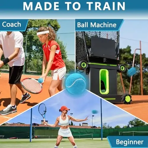 ZHUOKECE Tennis Balls, 18 Pack Training Tennis Balls Practice Balls with Mesh Bag for Easy Transport, Pet Dog Playing Balls, fit for Beginner Training Ball - 4