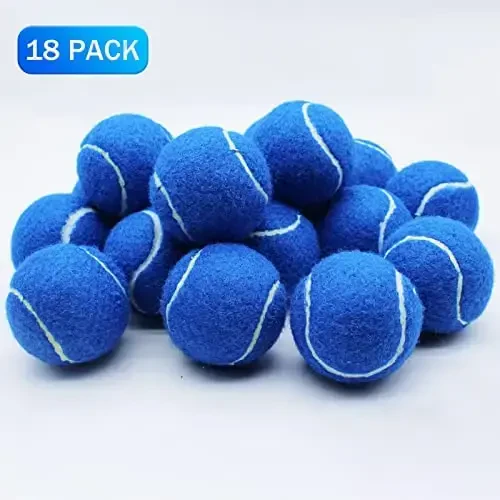ZHUOKECE Tennis Balls, 18 Pack Training Tennis Balls Practice Balls with Mesh Bag for Easy Transport, Pet Dog Playing Balls, fit for Beginner Training Ball - 3