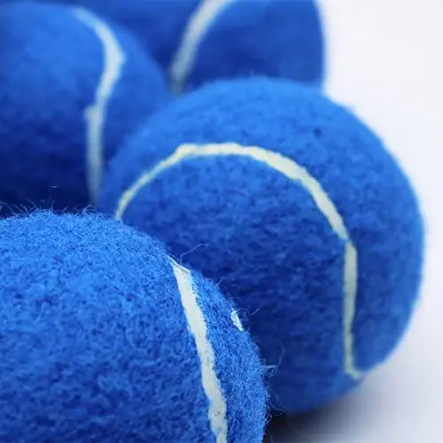 ZHUOKECE Tennis Balls, 18 Pack Training Tennis Balls Practice Balls with Mesh Bag for Easy Transport, Pet Dog Playing Balls, fit for Beginner Training Ball - 4