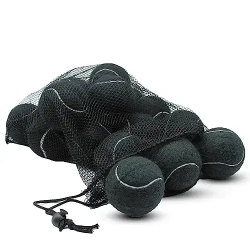 ZHUOKECE Tennis Balls, 18 Pack Training Tennis Balls Practice Balls with Mesh Bag for Easy Transport, Pet Dog Playing Balls, fit for Beginner Training Ball - 3