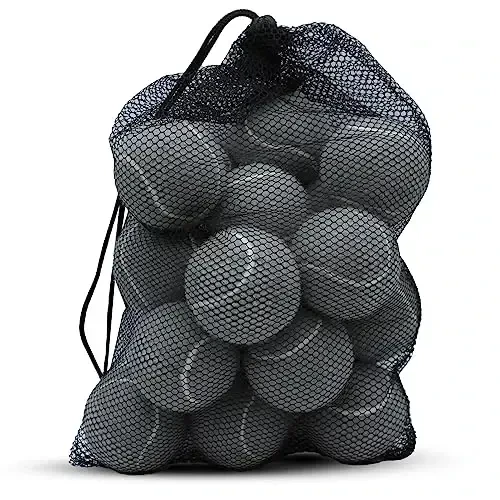 ZHUOKECE Tennis Balls, 18 Pack Training Tennis Balls Practice Balls with Mesh Bag for Easy Transport, Pet Dog Playing Balls, fit for Beginner Training Ball - ZHUOKECE (1)