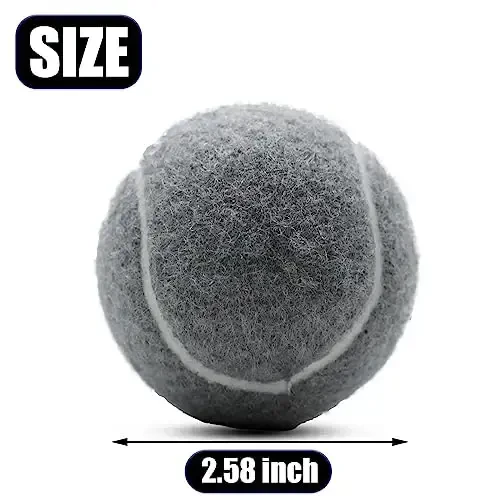 ZHUOKECE Tennis Balls, 18 Pack Training Tennis Balls Practice Balls with Mesh Bag for Easy Transport, Pet Dog Playing Balls, fit for Beginner Training Ball - 6