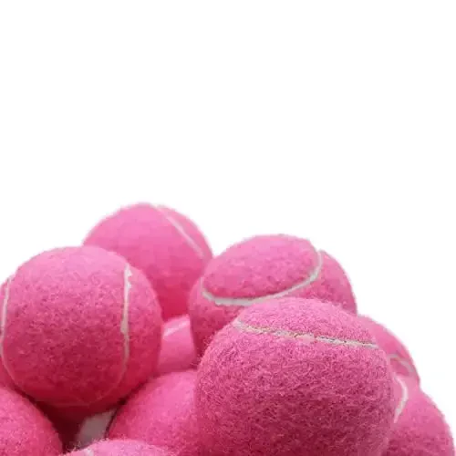 ZHUOKECE tennis to'plari, 18 dona mashg'ulot tennis to'plari, oson tashish uchun to'rli sumka bilan mashq to'plari, uy hayvonlari it o'yin to'plari, boshlang'ich mashg'ulot to'pi uchun mos - 5