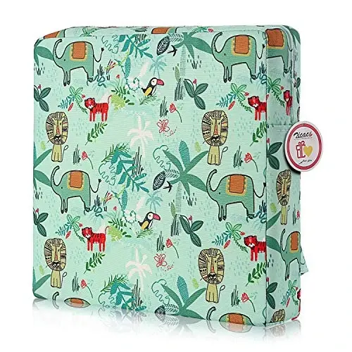 Zicac Portable High Chair Increasing Seat Cushion for Travel Dining Seat Pad for Toddler Kids Baby Infant Washable Thick Chair Seat Pads (Green) - 4