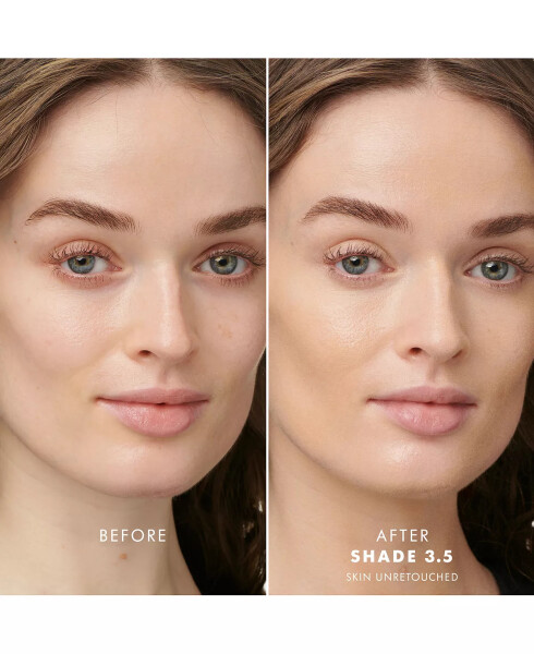 Жидкая основа Luminous Silk Natural Glow, дорожный формат 3,5 мл СВЕТЛЫЙ-СРЕДНИЙ ОТТЕНОК С ОЛИВКОВЫМ ПОДТОНОМ - 2