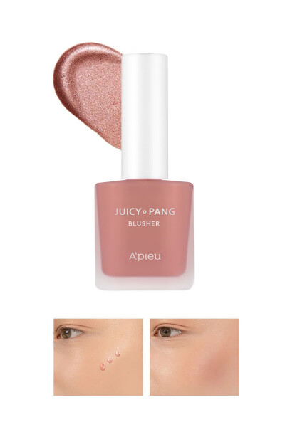 Жидкие румяна с фруктовым ароматом и перламутровым блеском Juicy-pang Water Blusher Shimmer (SPK01) - 20