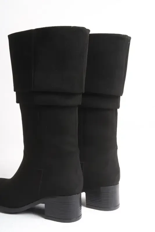 Ziecno Women's Boot 00123000 Black Suede-Black Suede - 7