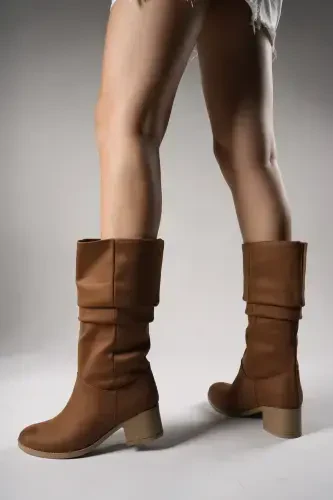 Ziecno Women's Boot 00123000 Tan Suede-Tan Suede - 3