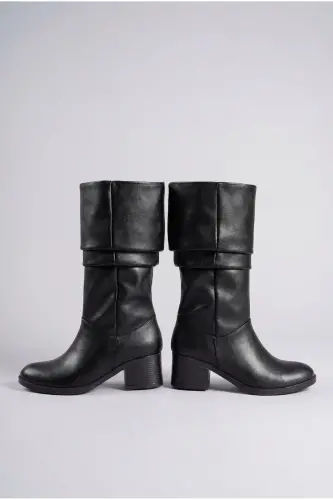 Ziecno Women's Boots 00123000 Black Leather - 3