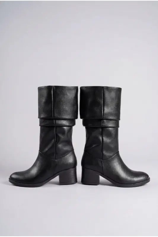 Ziecno Women's Boots 00123000 Black Leather - 3