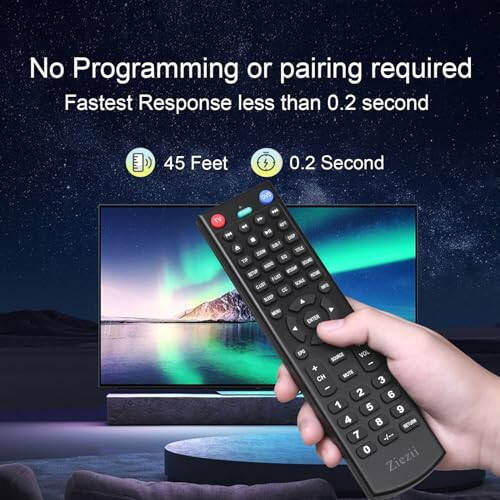 Ziezii New Universal Replaced Remote Control Rplacement fit for HITACHI LED LCD TV - 5