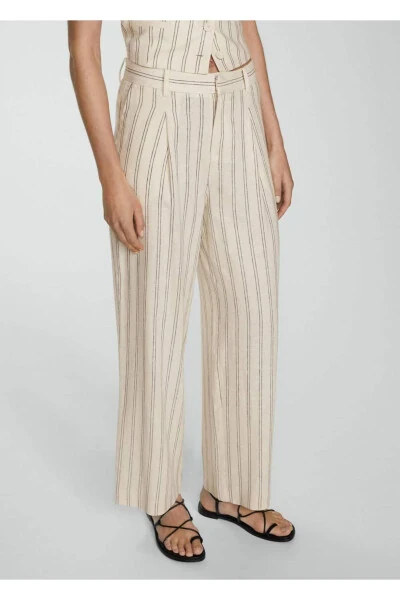 Zig‘ir aralash chiziqli shimlar - MANGO