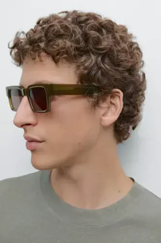 Zıg'ir aralash qisqa yengli futbolka-SUV YASHILI - 4