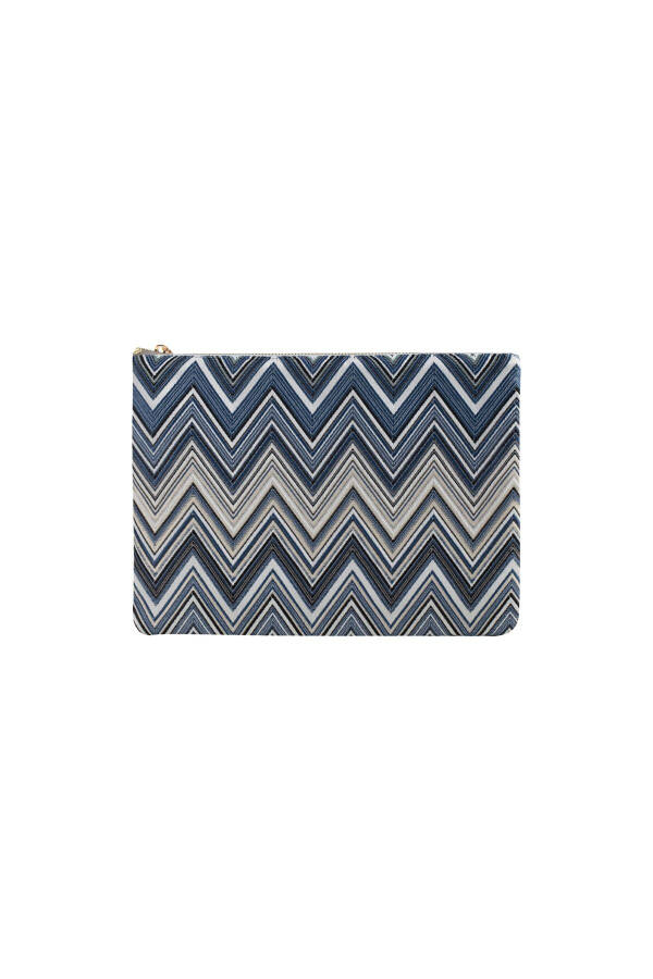 Zigzag Clutch Bag - 1