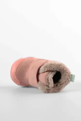 Mind Işıklı Ortapedik Cırtlı Bebe Bot PUDRA - Pudra - 4