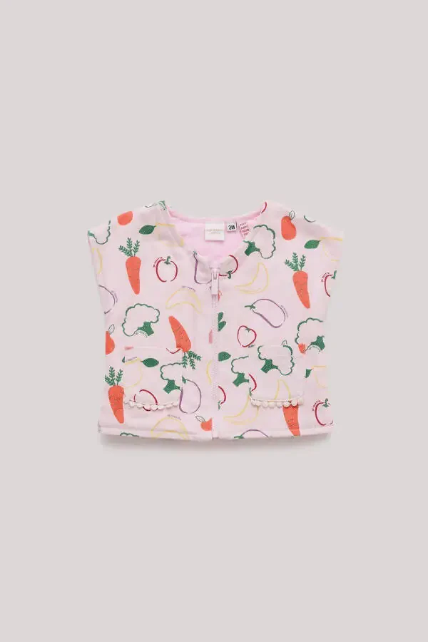 Жилет для девочек розового цвета от BG Store - 4