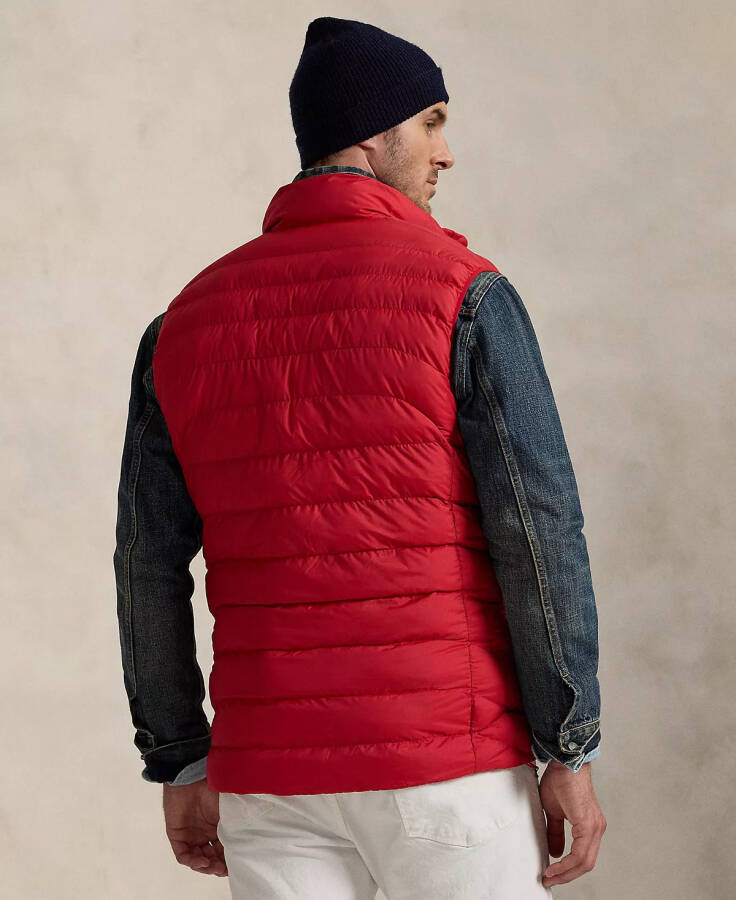 Жилет мужской длинный The Colden Packable Vest Rl 2000 красного цвета - 4