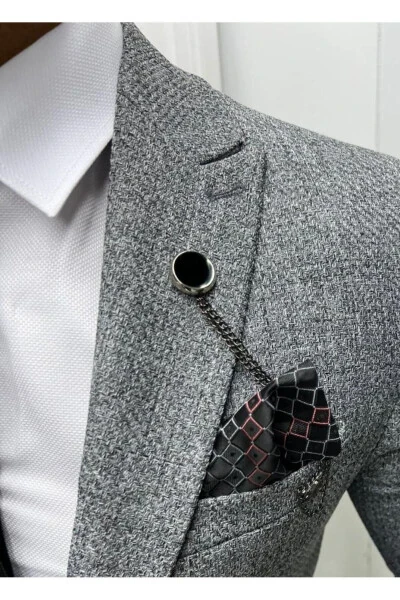 Жилет в стиле итальянского пиджака, узкий крой, Slim Fit - LEONMEN