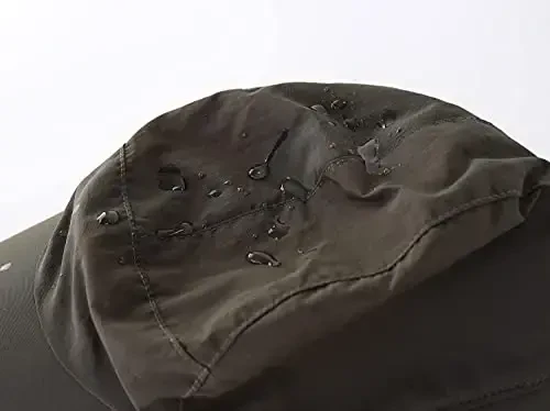 Зимняя мужская шапка с козырьком, водонепроницаемая, теплая, флисовая подкладка, с ушами. - 4