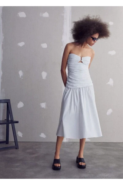 Зимние кожаные туфли на шпильке - MANGO (1)