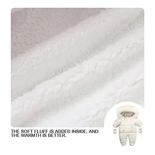 Зимний снежный костюм для малышей Tumaron Baby Girl, куртка для малыша, одежда для мальчика, комбинезон с капюшоном. - 6