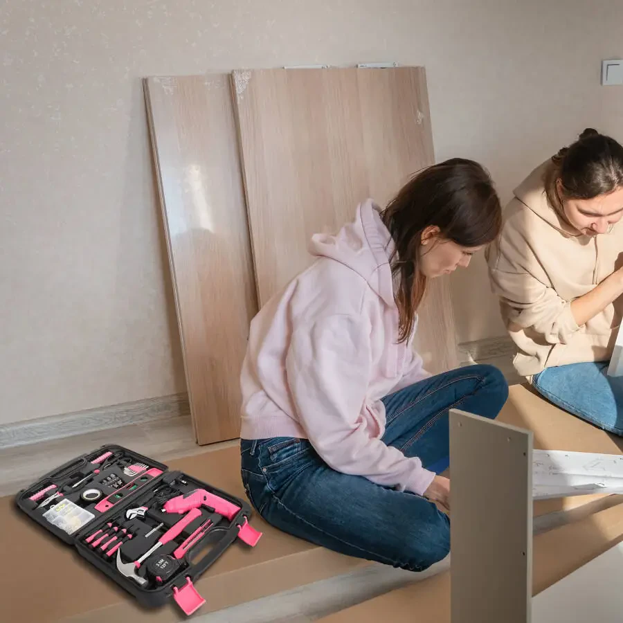 Zimtown Asboblar To'plami, Umumiy Maishiy DIY Uy Ta'miri uchun Maishiy Asboblar To'plami, 149 dona buyumlar kiritilgan - 4