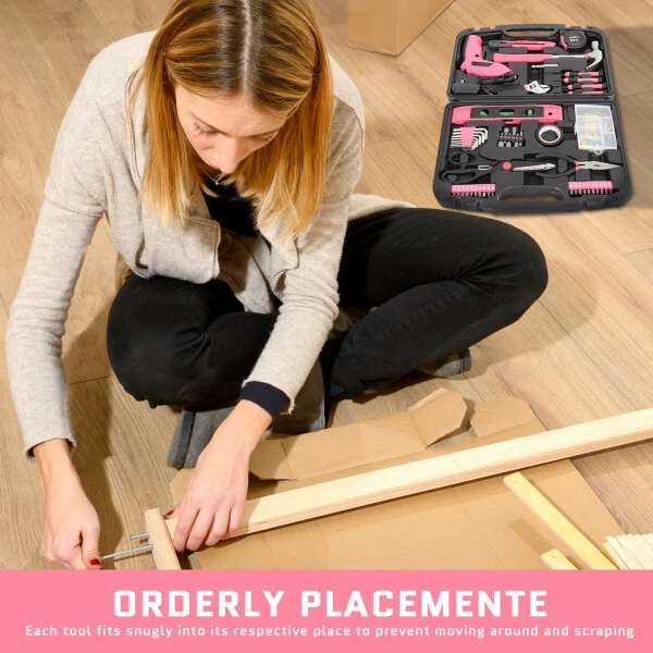 Zimtown Asboblar To'plami, Umumiy Maishiy DIY Uy Ta'miri uchun Maishiy Asboblar To'plami, 149 dona buyumlar kiritilgan - 8