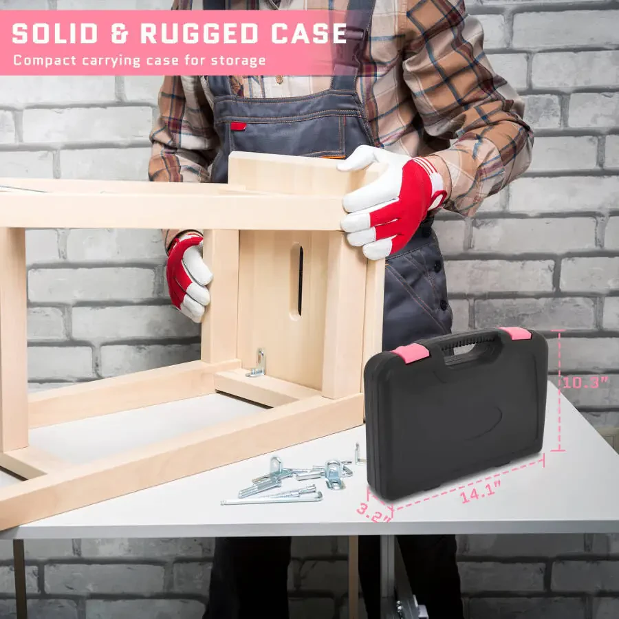 Zimtown Asboblar To'plami, Umumiy Maishiy DIY Uy Ta'miri uchun Maishiy Asboblar To'plami, 149 dona buyumlar kiritilgan - 9