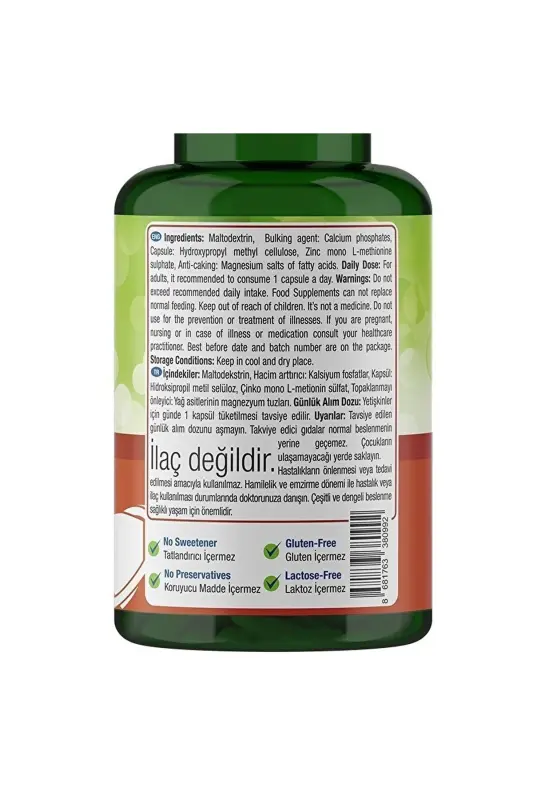 Zinc 15 Mg 200 Capsules - 7