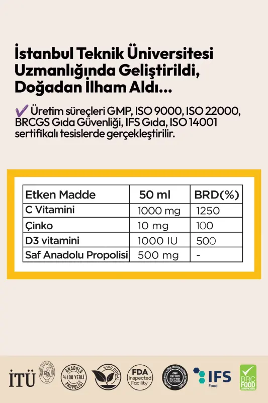 Zinc D3+C Vitamin Shot Propolis 12 Pack - 4
