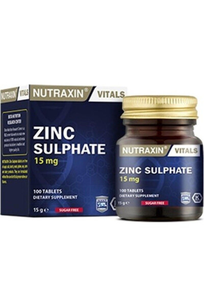 Zinc Sulphate 15 Mg 100 Tablets - 3