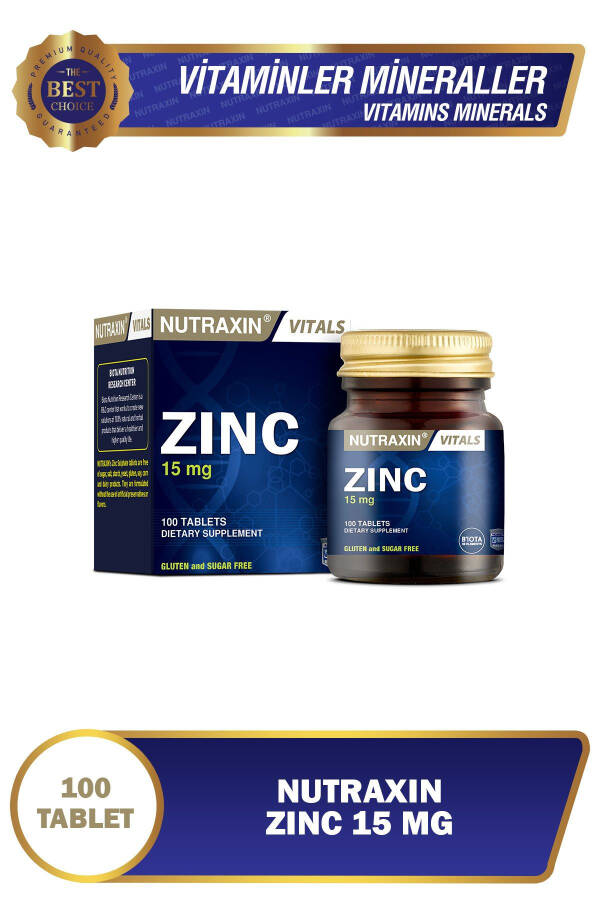 Zinc Sulphate 15 Mg 100 Tablets - 1