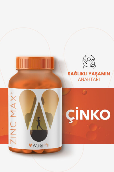 Zincmax Çinko, Bakır, Manganez Ve Vitamin C Içeren Takviye Edici Gıda 30 Kapsül - 1