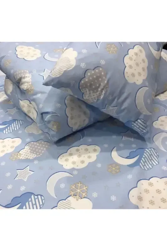 Zippered Baby Duvet Cover Set - Blue - 2
