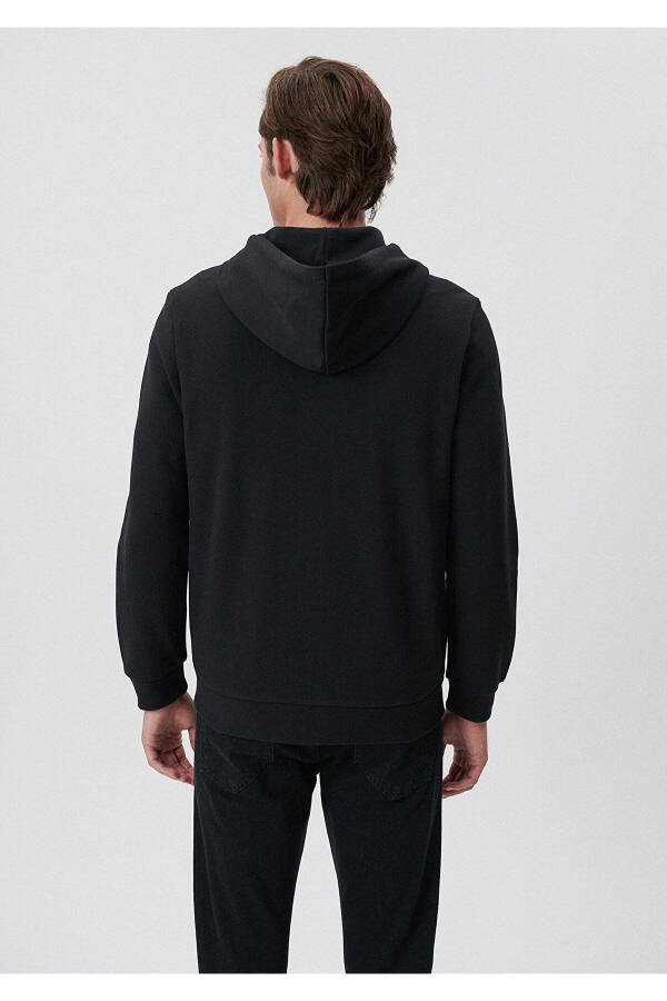 Zippered Black Sweatshirt 0S10013-900 - 3