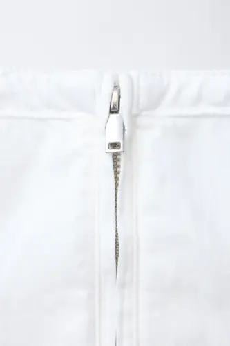 ZIPPERED SLEEVELESS TOP-White - 3