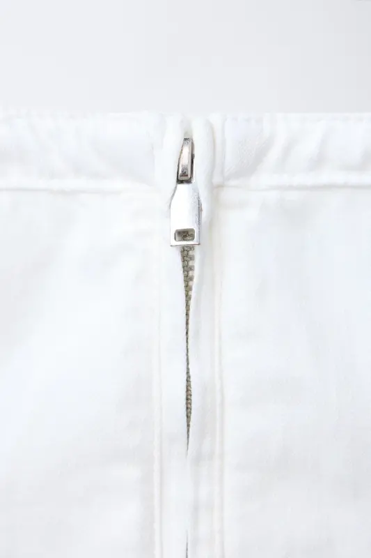 ZIPPERED SLEEVELESS TOP-White - 3