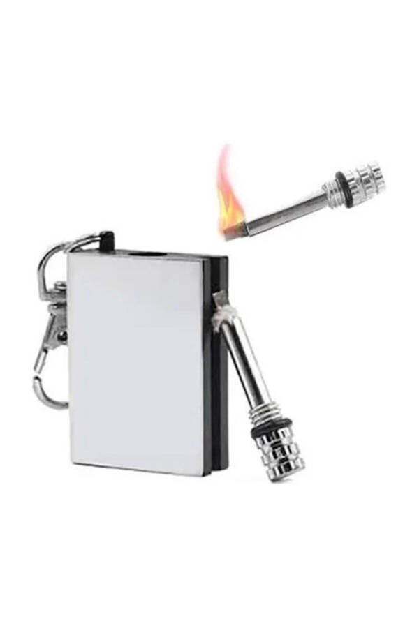 Zippo Kibrit Bitmeyen Metal Çakmak Benzinle Çalışan - 1