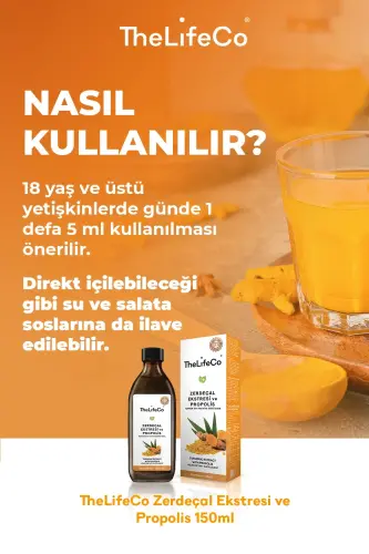 Ziravor Ekstrakti (KURKUMIN) - 150 ml - THELIFECO (1)