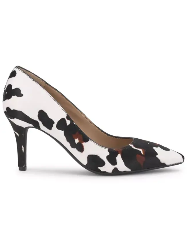 Zitah Pointed Toe Pumps, Created for Modazone - Abstract Cow - 2