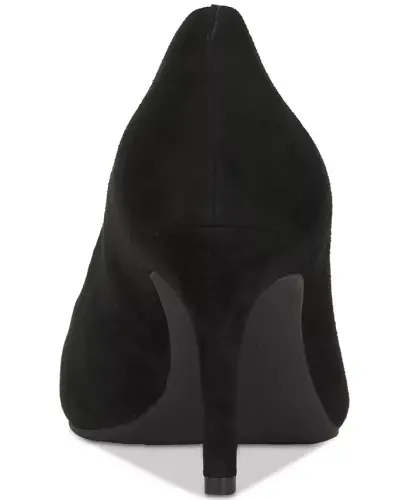Zitah Pointed Toe Pumps, Created for Modazone - Black Suede - 4