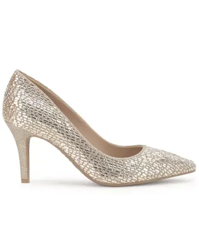 Zitah Pointed Toe Pumps, Created for Modazone - Lt Gold Metallic - I.N.C. International Concepts (1)
