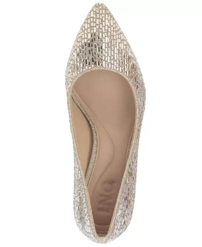Zitah Pointed Toe Pumps, Created for Modazone - Lt Gold Metallic - 4