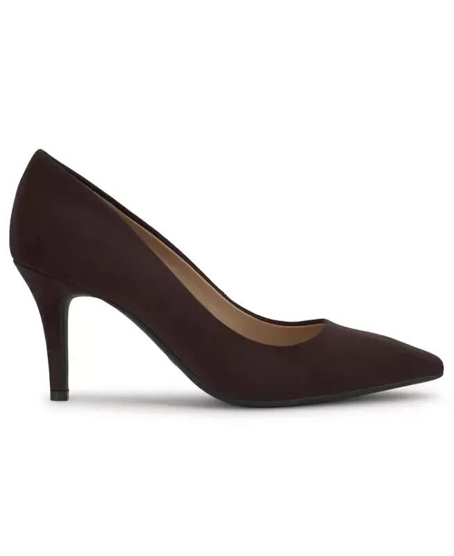 Zitah Pointed Toe Pumps, Created for Modazone - Rich Truffle Microsuede - 4