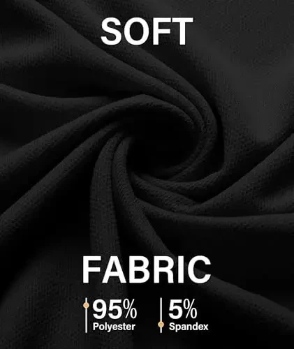 ZITY 5 Pack Mens Polo Shirt Short Sleeve Sports Golf Tennis T-Shirt Moisture-Wicking Summer Shirts - 4