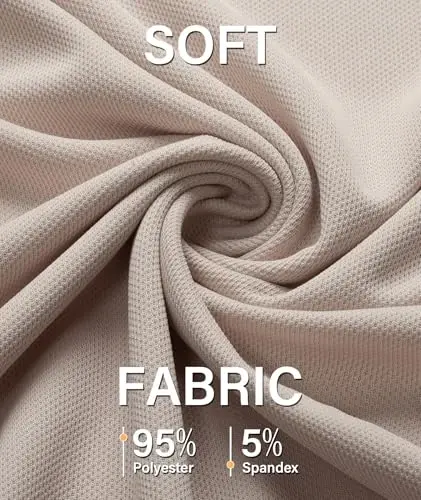 ZITY 5 Pack Mens Polo Shirt Short Sleeve Sports Golf Tennis T-Shirt Moisture-Wicking Summer Shirts - 4