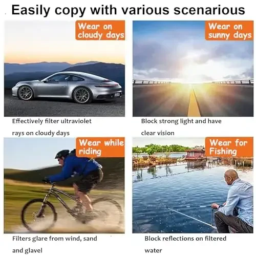 ZJMZZM Cycling Sunglasses Polarized Men Women Sport Sunglasses UV400 Kids Baseball Glasses Running Fishing Golf Sun Glasses - 6