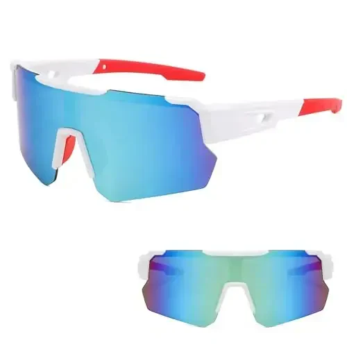 ZJMZZM Cycling Sunglasses Polarized Men Women Sport Sunglasses UV400 Kids Baseball Glasses Running Fishing Golf Sun Glasses - ZJMZZM