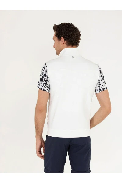 Жлетка цвета слоновой кости 50266444-VR019 - 5