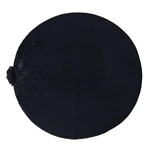 ZLYC Ayollar Fransuz Beret shapkasi, Qizlar uchun qaytariladigan qattiq rangli CasModazoneere mozaik issiq beret qalpoq - 4